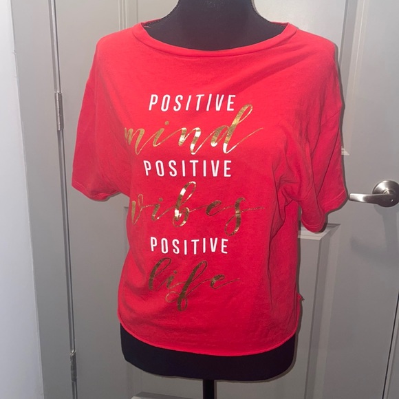 Red screen print t shirt - Picture 1 of 4
